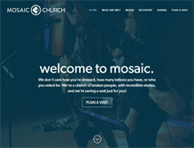 Tablet Screenshot of mosaicgc.com
